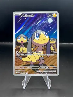 Pokemon TCG Helioptile 143/132 Mega Evolution Illustration Rare Holo - Image 1