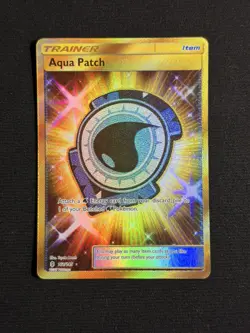 Pokemon Guardians Rising Aqua Patch 161/145 Secret Rare Card NM - Image 1