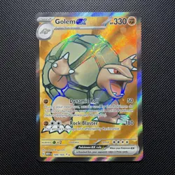 Golem EX 189/165 - S&V 151 - Ultra Rare Full Art - Pokemon TCG Card NM/M - Image 1