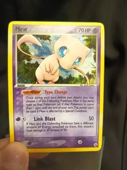 Pokemon TCG Mew 10/92 EX Legend Maker Holo Rare Card 2006 - Image 1