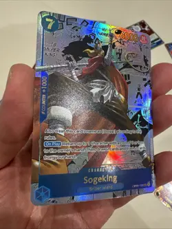 One Piece CCG Sogeking Manga Alternate Art OP03-122 English Custom Card - Image 2