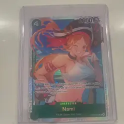 One Piece CCG Nami Character Card OP14-031 FILM/Straw Hat Crew Holo 2000 Power - Image 1