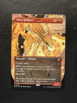 Nova Hellkite 309 MTG Edge of Eternities Rare Borderless NM - Image 1