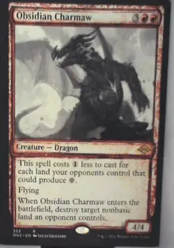 Obsidian Charmaw (Showcase) - Modern Horizons 2: #353, MTG Nm C278 - Image 1