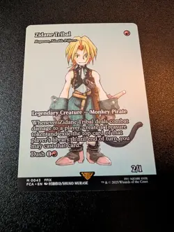Zidane Tribal (Showcase) 0043 (M) MTG Final Fantasy: Through the Ages (FCA) - Image 1