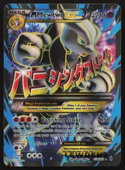 M Mewtwo EX - 159/162 - Full Art Ultra Rare - XY BREAKthrough Pokemon Card - MP - Image 1