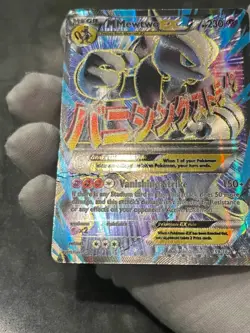Pokemon TCG M Mewtwo EX 159/162 XY Breakthrough Holo Full Art Mega DMG - Image 4