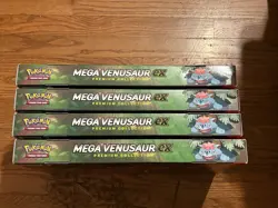 Pokemon TCG Mega Venusaur ex Premium Collection Box Sealed Lot Of 4 - Image 2