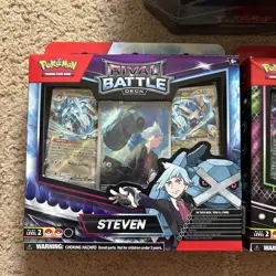 Sealed Pokemon Crown Zenith Galarian Moltres Tin Promo +2 Rival Battle Decks New - Image 2