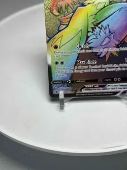 Blaziken VMAX ⭐ 200/198 Holo Rare Rainbow Chilling Reign 2021 Pokemon NM Rare - Image 3