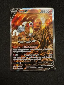 Entei v Crown Zenith Galarian Gallery Holo Ultra Rare Pokemon TCG GG36/GG70 - Image 1