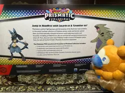 Pokemon TCG: Prismatic Evolutions Lucario Ex + Tyranitar Ex Premium Collection - Image 2
