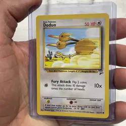Doduo Non-Holo 1999 WOTC Pokemon 72/130 Base Set 2 Vintage Vtg Nintendo NM/MT - Image 2
