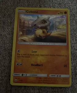 1x Cubone - 7/12 - McDonald's Promo 2018 Moderately Played Pokemon McDonald's Pr - Image 1