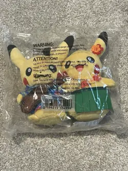 2024 Pokemon Worlds Championship Honolulu Hawaii Pikachu Plush Tropical Ukulele - Image 1