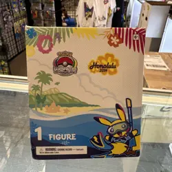 2024 Pokemon World Championships Exclusive Pikachu Figure Hawaii Honolulu Worlds - Image 1