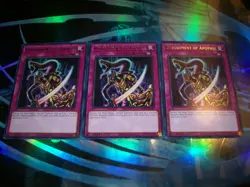 3x Embodiment of Apophis 1st Edition Rare MZTM-EN104 Yu-Gi-Oh! - Image 1