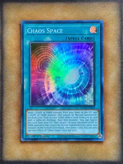 Yugioh Chaos Space TOCH-EN009 Super Rare 1st Ed NM - Image 1