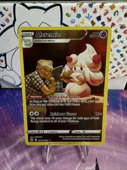 2022 Pokemon Alcremie TG08/TG30 Swsh09: Brilliant Stars Trainer Gallery Holo NM - Image 1