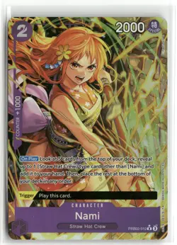 Nami (Alternate Art) PRB02-012 Premium Booster -The Best- Vol. 2 One Piece Foil - Image 1