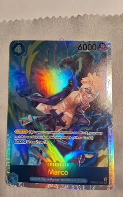 2025 One Piece Premium Booster The Best Vol 2 Marco SR Foil #PRB02-008 - Image 3