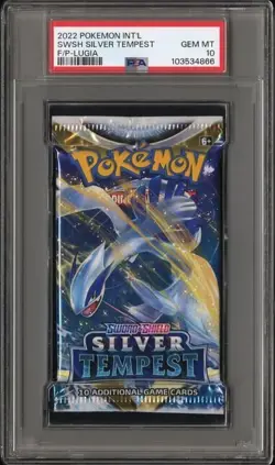 PSA 10 Silver Tempest Booster Pack 2022 Pokemon SWSH Lugia Artwork Gem Mint - Image 4
