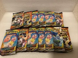 Pokemon Trading Card Game Sun & Moon Cosmic Eclipse Booster Pack 820650805899 - Image 1