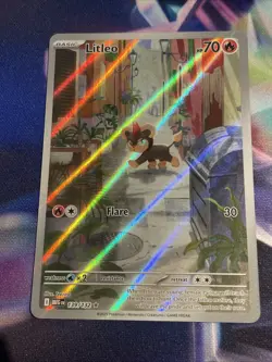 Pokemon TCG Litleo 139/132 Illustration Rare Mega Evolution NM/M - Image 1