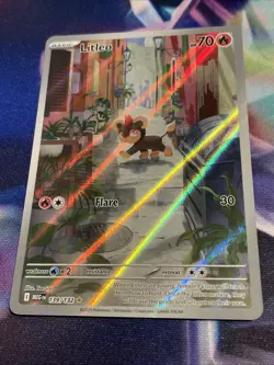 Pokemon TCG Litleo 139/132 Illustration Rare Mega Evolution NM/M - Image 2
