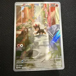 Pokemon TCG Litleo #139/132 Illustration Rare Mega Evolutions NM/M - Image 1