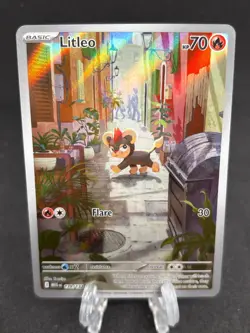Pokemon TCG Litleo #139/132 Illustration Rare Mega Evolutions NM/M - Image 1