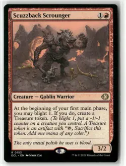 MTG Scuzzback Scrounger R Lorwyn Eclipsed 153 Regular NM - Image 1