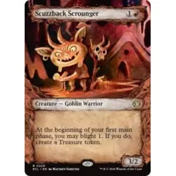 SCUZZBACK SCROUNGER (SHOWCASE) X4 Lorwyn Eclipsed ECL Magic MTG MINT CARD - Image 1