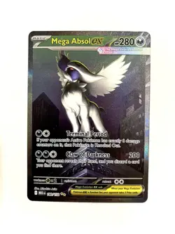 Mega Absol Ex 180/132 Mega Evolution Special Illustration Rare Pokemon TCG NM - Image 1