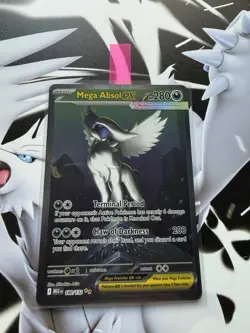 Pokemon TCG Mega Absol Ex 180/132 Special Illustration Rare Mega Evolution NM - Image 1