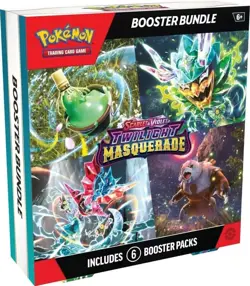 Twilight Masquerade Scarlet & Violet POKEMON TCG Booster Bundle - 6 Sealed Packs - Image 1
