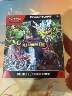 Twilight Masquerade Scarlet & Violet POKEMON TCG Booster Bundle - 6 Sealed Packs - Image 1