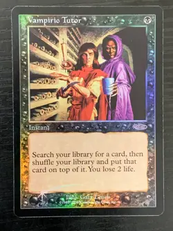 FOIL Vampiric Tutor ~ Judge Rewards Promos [ Excellent ] [ Magic MTG ] - Image 2