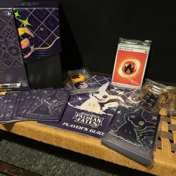 Paldean Fates ETB Empty Box Only Storage Pokemon Cards Display - Mimikyu - Image 1