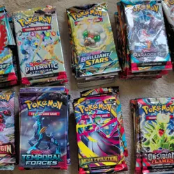 Pokemon Job Lot Trading Cards Bundle Bulk Approx 200 Packs Opened - Image 3