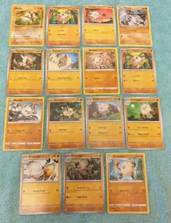 MANKEY & PRIMEAPE BUNDLE OF POKEMON CARDS - Image 1