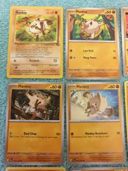 MANKEY & PRIMEAPE BUNDLE OF POKEMON CARDS - Image 2