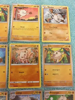 MANKEY & PRIMEAPE BUNDLE OF POKEMON CARDS - Image 3