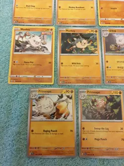 MANKEY & PRIMEAPE BUNDLE OF POKEMON CARDS - Image 4