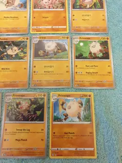 MANKEY & PRIMEAPE BUNDLE OF POKEMON CARDS - Image 5
