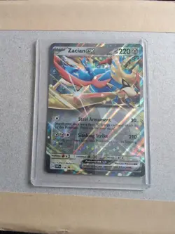 Zacian Ex 198 Sv: Scarlet & Violet Promo Cards Holo Pokemon TCG - Image 1