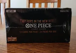 One Piece Card Game OP-09 Emperors in the New World English Booster Box SEALED - Image 3