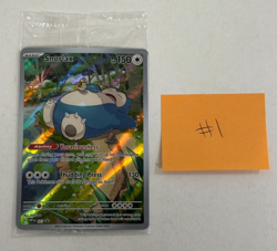 SNORLAX 051 SCARLET VIOLET SVP 151 POKEMON TCG HOLO PROMO CARD SEALED # 1 - Image 1