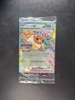 Eevee ex 075/131 Sealed Stamped Promo Card Prismatic Evolutions Pokemon TCG - Image 1