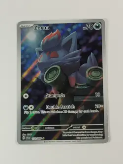Pokemon Card Zorua 075/064 Sv: Shrouded Fable Holo US - Image 1